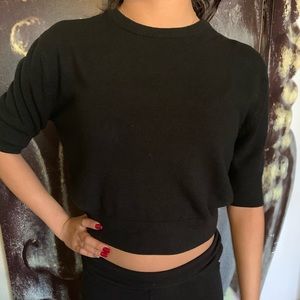 Express mid black sweater